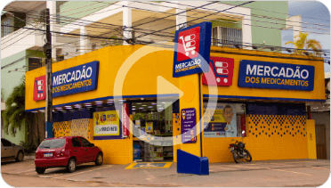 Fachada Mercadão dos Medicamentos Marabaixo