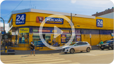 Fachada Mercadão dos Medicamentos Santos Dumont