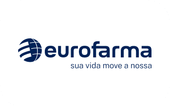 Logo eurofarma - sua vida move a nossa