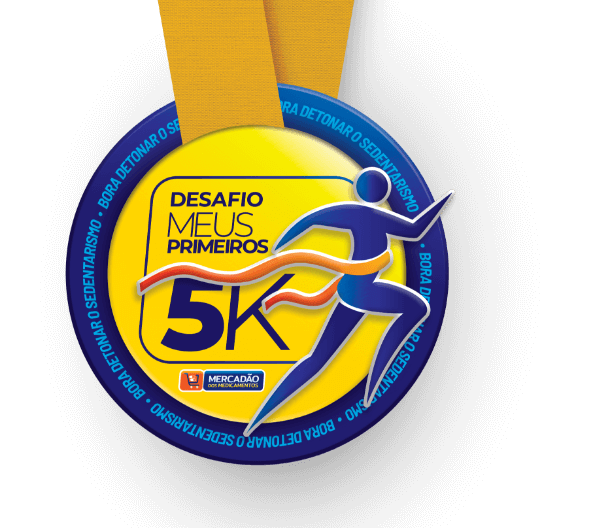 medalha Desafio meus primeiros 5k